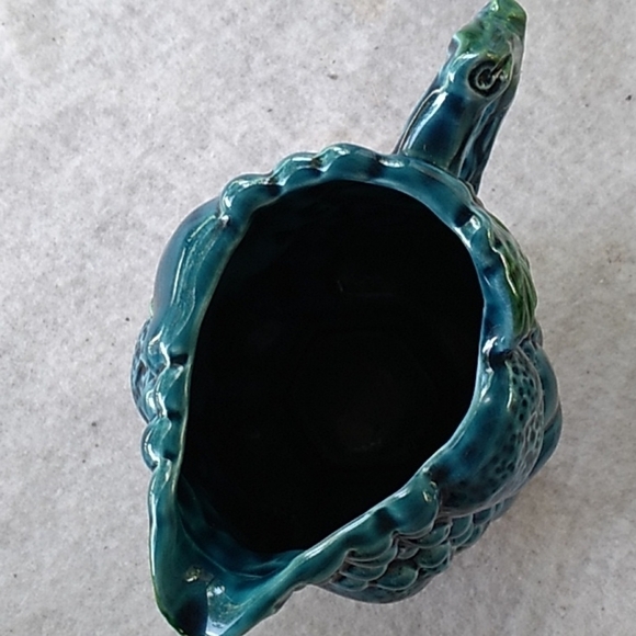 Vintage Irarco blue fruit pitcher vase - Picture 4 of 4